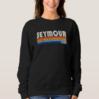 Retro Vintage 70s 80s Style Seymour Indiana Sweatshirt