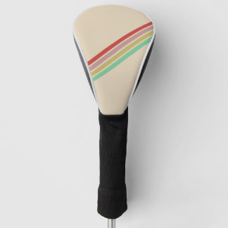 Retro Vintage 70's Stripe Golf Head Cover