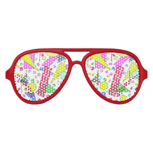 Retro Vintage 80s and 90s Style Aviator Sunglasses