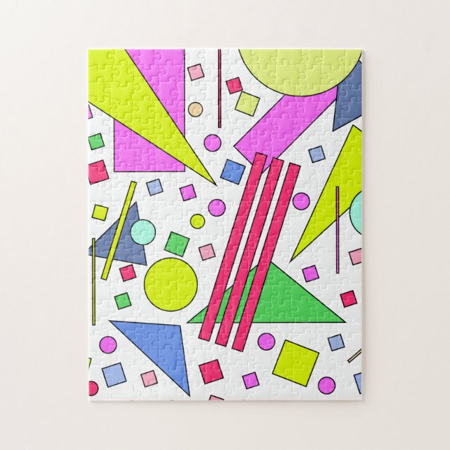 Retro Vintage 80s and 90s Style Jigsaw Puzzle (Vertical)