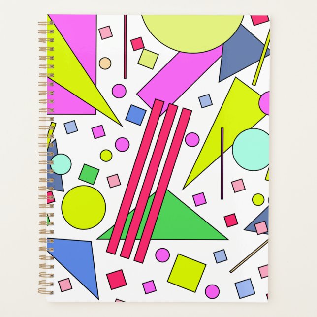 Retro Vintage 80s and 90s Style Planner (Front)