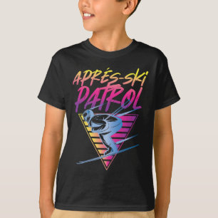 Retro Vintage 80s Apres Ski Patrol T-Shirt