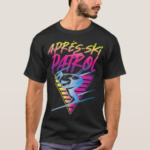 Retro Vintage 80s Apres Ski Patrol T-Shirt