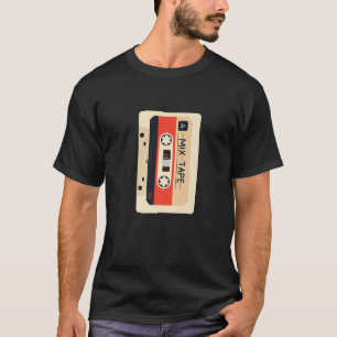 Retro Vintage 80S Mix Music Cassette Tape T-Shirt