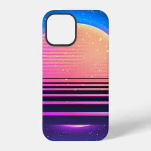 Retro vintage 80s or 90s geometric style abstract  iPhone 12 case