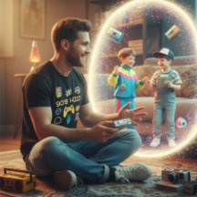 retro Vintage 90s KID nostalgia graphic