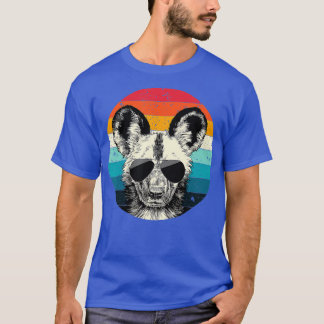 Retro Vintage African wild dog Sunglasses Wild Lif T-Shirt