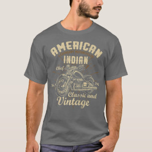 Retro Vintage American Motorcycle Indian for Old T-Shirt