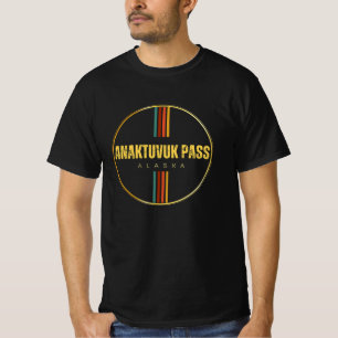 Retro vintage Anaktuvuk pass city Alaska state 70 T-Shirt