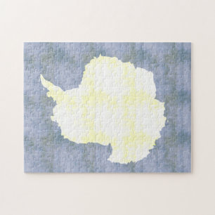 Retro Vintage Antarctica Flag Jigsaw Puzzle