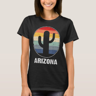 Retro Vintage Arizona Cactus Men Women Boys Girls T-Shirt