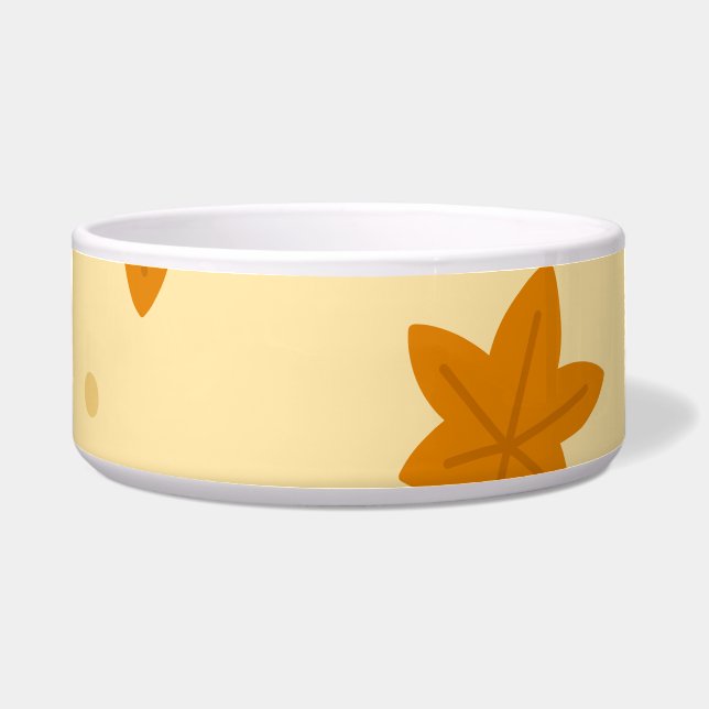 Retro vintage autumn leaves pattern (Front)
