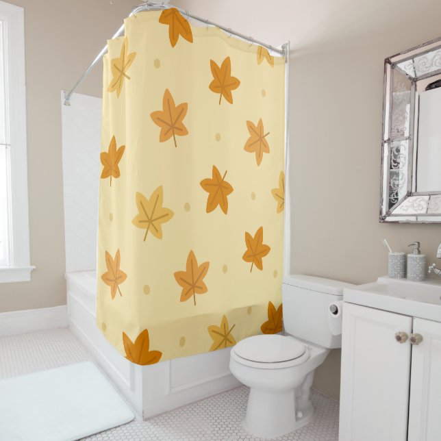 Retro vintage autumn leaves pattern (In Situ)