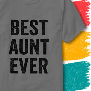 Retro Vintage Awesome Aunt Graphic Best Aunt Ever T-Shirt