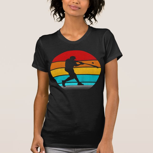 Retro vintage baseball T-Shirt (Front)