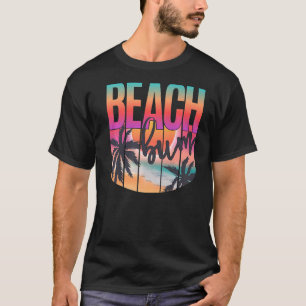 Retro Vintage Beach Bum Beach  Summer Vacation T-Shirt