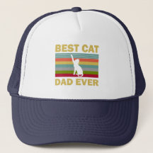 Retro Vintage Best Cat Dad Ever
