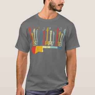 Retro Vintage Best Mommy Ever Guitar Lover Guitari T-Shirt