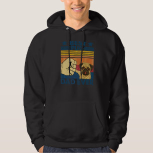 Retro Vintage Best Pug Dad Ever Dog Hoodie