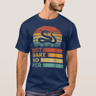 Retro Vintage Best Snake Dad Ever T-Shirt