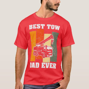 Retro Vintage Best Tow Dad Ever T-Shirt