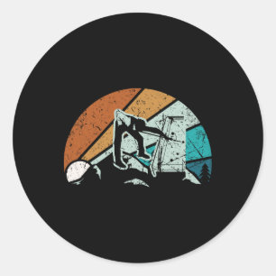Retro Vintage Billiards Game 8 Ll Pool Player Tour Classic Round Sticker