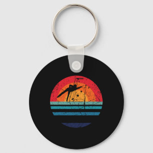 Retro Vintage Billiards Game 8 Ll Pool Player Tour Keychain