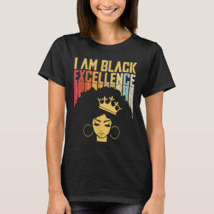 Retro Vintage Black Excellence African Pride Histo T-Shirt