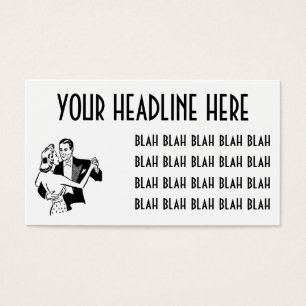 Retro Vintage Black & White Dancing Couple in Love