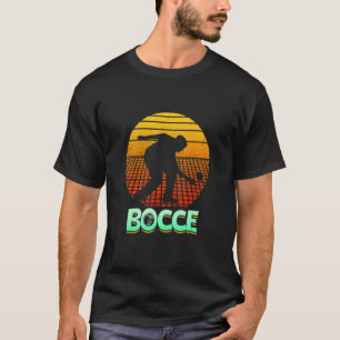 Retro Vintage Bocce Italian Bowling Game Bocce T-Shirt