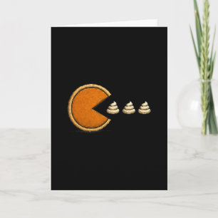 Retro Vintage Boho Pumpkin Floral Thanksgiving Fal Card