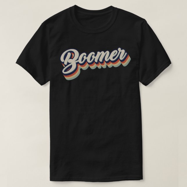 Retro Vintage Boomer T-Shirt (Design Front)