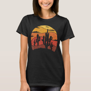 Retro Vintage Cactus For Men Women Gardening 5 T-Shirt