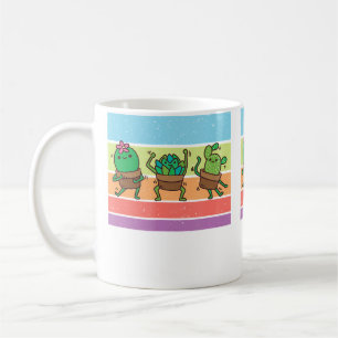 Retro Vintage Cactus Gardening Fun Coffee Mug