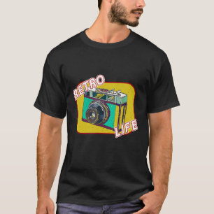 Retro Vintage Camera Photography Lover Photographe T-Shirt