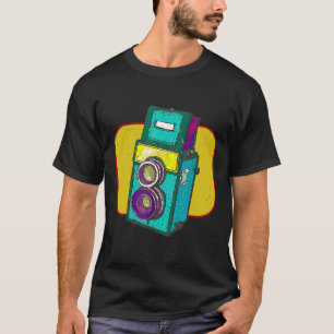 Retro Vintage Camera Photography Lover Photographe T-Shirt