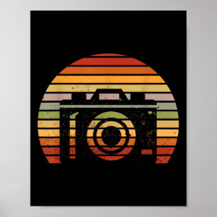Retro Vintage Camera Picture Camera Man Photograph Poster