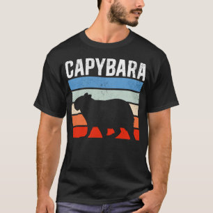 Retro Vintage Capybara Cute Animal T-Shirt