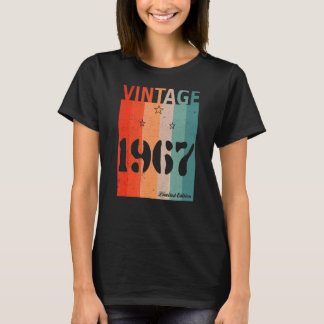 Retro Vintage Celebration Made 1967 Edition Birthd T-Shirt