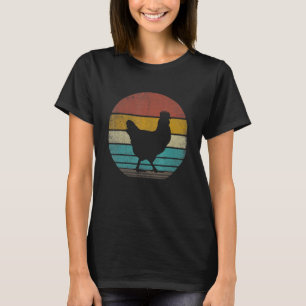 Retro Vintage Chicken Men Women Kid Family Animals T-Shirt