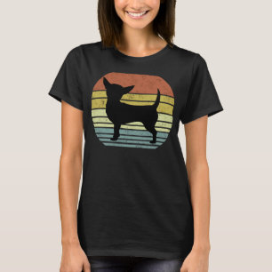 Retro Vintage Chihuahua Silhouette T-Shirt