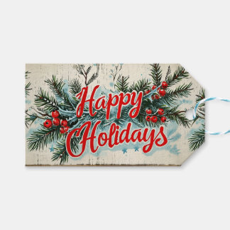 Retro Vintage Christmas: Mid Century Yuletide 2 Gift Tags