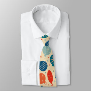 Retro Vintage Christmas Ornaments  Tie