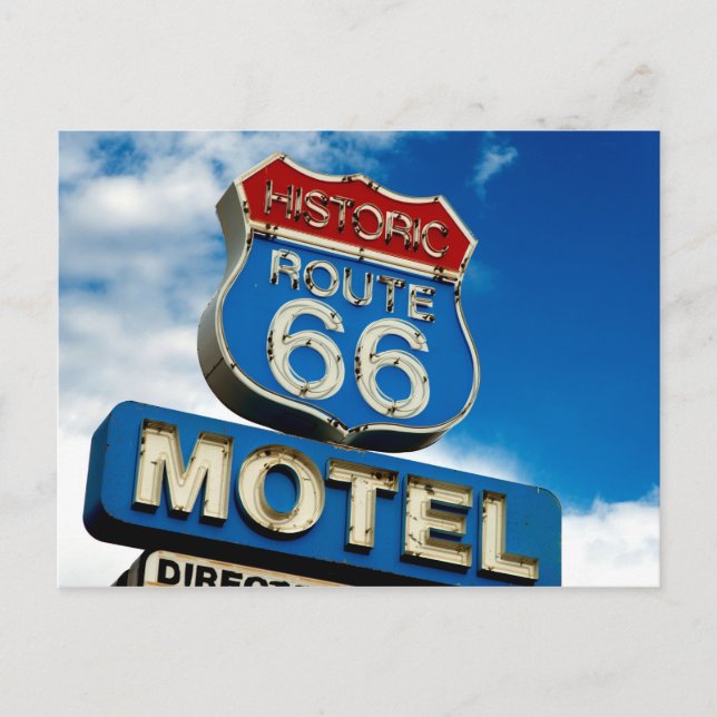 Retro Vintage Classic Landmark Americana Postcard (Front)