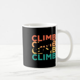 Retro Vintage Climbing Gift For Climbers Coffee Mug