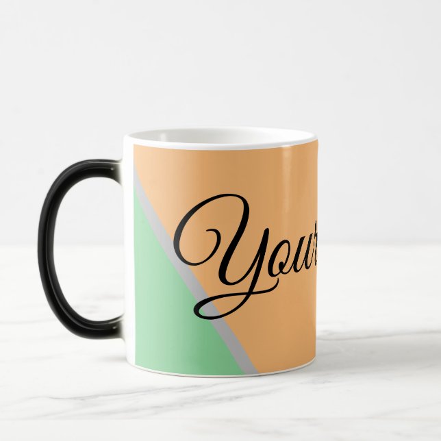 Retro Vintage Colours Magic Mug (Left)