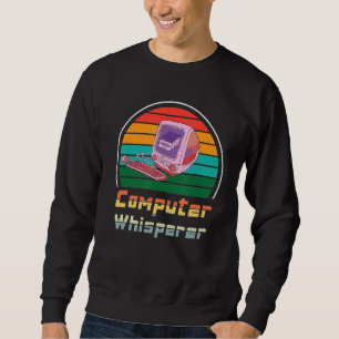 Retro Vintage Computer Programmer Or Coder Geeky Sweatshirt