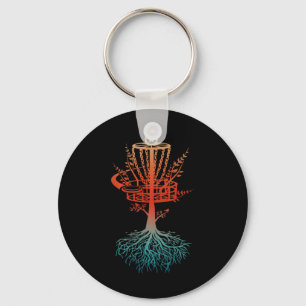 Retro Vintage Cool Disc Golf Player Certified Sket Keychain