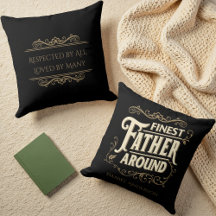 Retro Vintage Cool Elegant Typography Father Quote