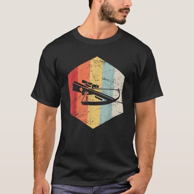 Retro Vintage Crossbow T-Shirt (Front)